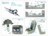 Quinta Studio QD48416 F-15C 3D-Printed coloured Interior on decal paper (Academy) 1/48
